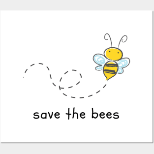 Save the Bees Posters and Art